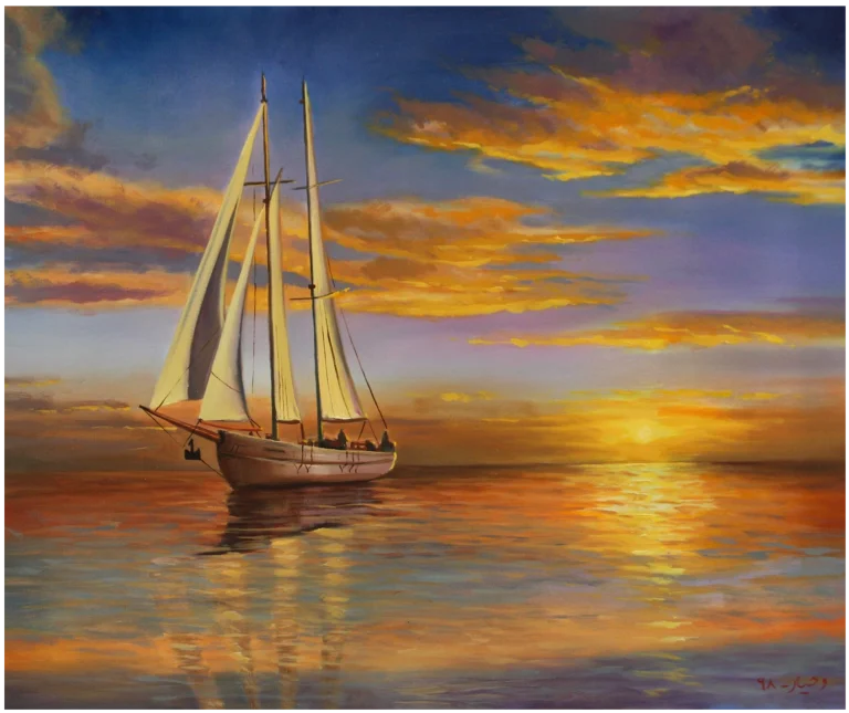 Sunset at Sea